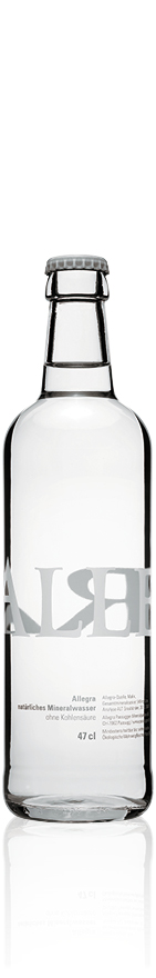 Allegra uncarbonated CO2
Special Edition | Glas 47 cl
